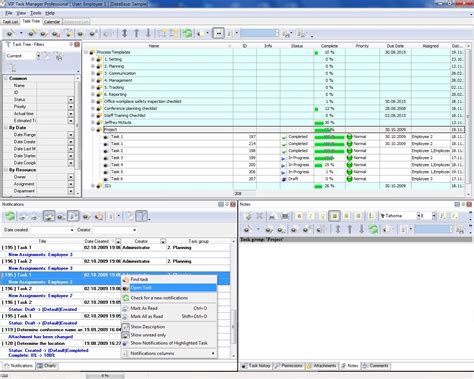 Configuring the Database for Effective Project Management