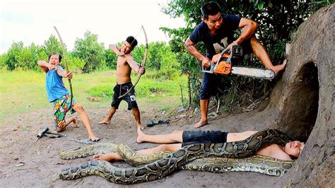 Confronting the Legendary Giant Snake: