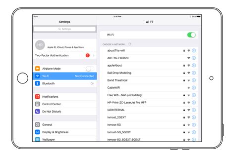 Connect Your iPad to the Locator Network