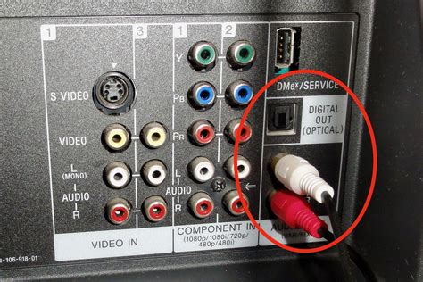 Connect the Audio Output Port to Your TV