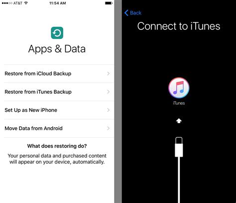 Connect to iTunes