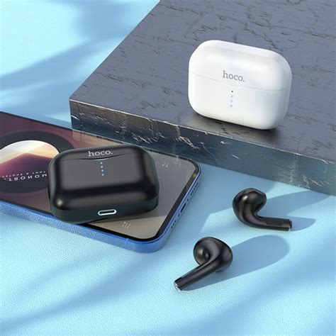 Connect your hoco ew09 headphones to your smartphone or other devices