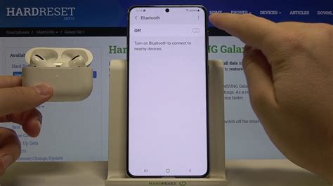 Connecting AirPods to a Samsung Device