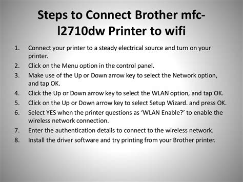 Connecting Brother MFC and iPhone 11 via Wi-Fi