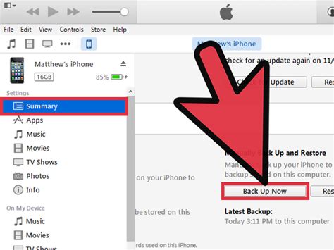 Connecting Your Device with iTunes