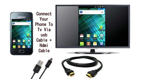 Connecting your TV and smartphone via HDMI cable