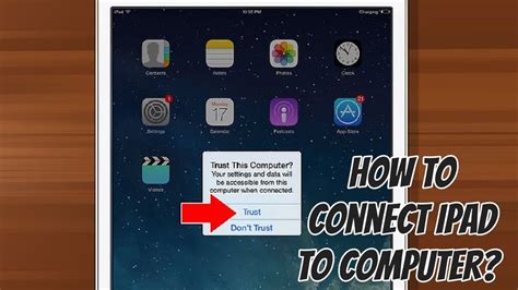 Connecting your iPad to the Computer