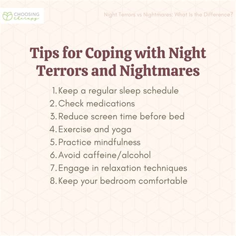 Coping Strategies for Dealing with Nightmares of a Sibling's Perishing