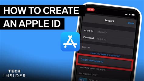 Creating Your Own Apple Account