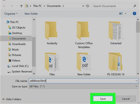 Creating a New Folder on your PC