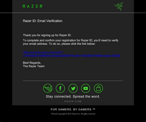 Creating a Razer Account