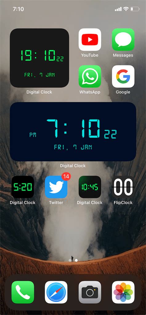 Creating a digital time display for the iPhone