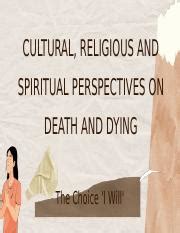 Cultural and Spiritual Perspectives on Dreams Reflecting Mortality