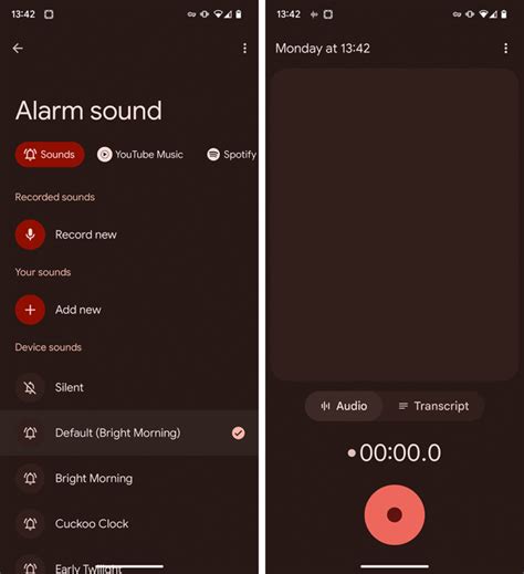 Customizing Alarm Sounds