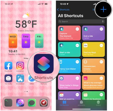 Customizing App Icons with Shortcuts