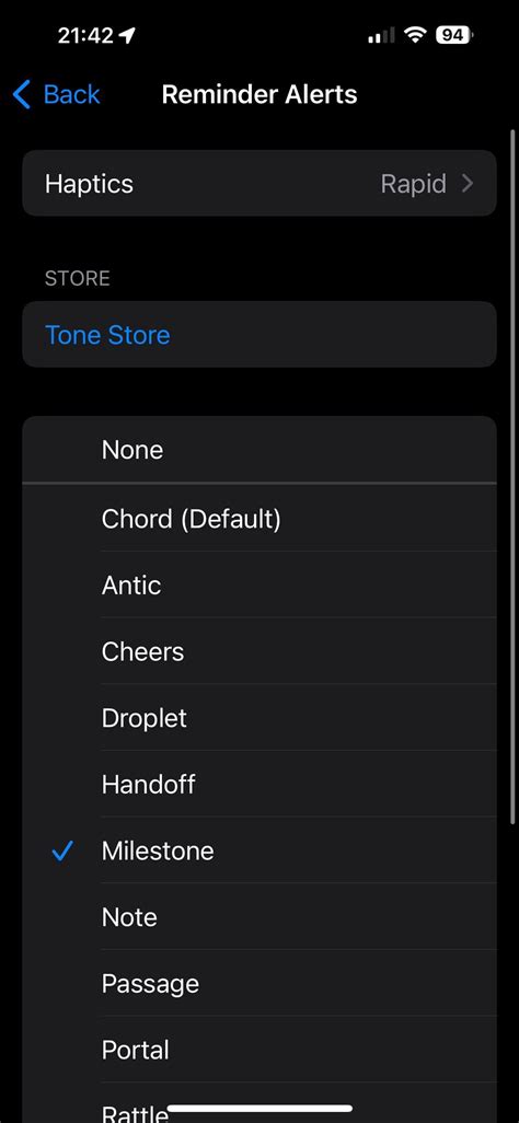 Customizing Ringtone Options on the latest iOS