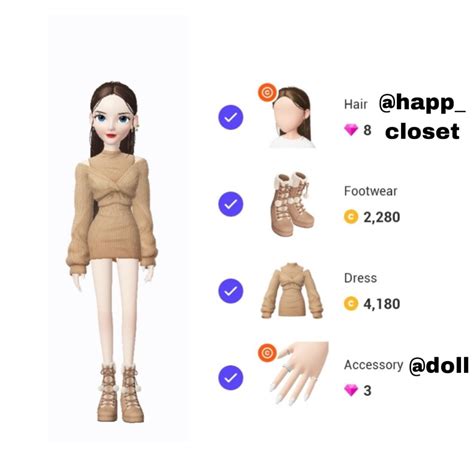 Customizing clothing patterns and colors in Zepeto