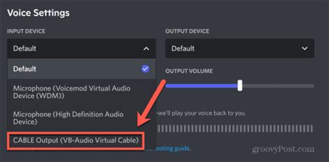 Customizing other audio settings in Discord