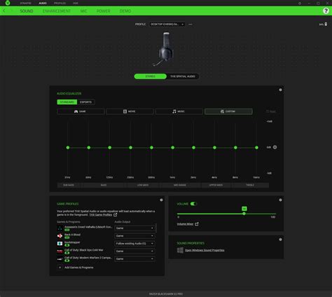 Customizing the Audio Settings on Your Razer BlackShark Device