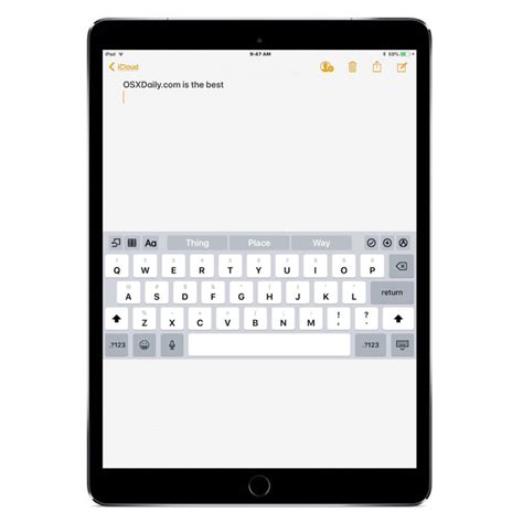 Customizing the Look of your iPad's Keyboard