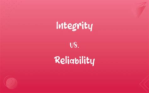 Data Integrity and Reliability