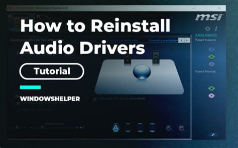 Dealing with Software or Driver Issues: Update or Reinstall Your Audio Drivers