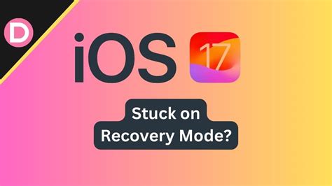 Dealing with a Device that is Stuck in Recovery Mode