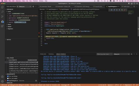 Debugging and Testing Code in iOS Apps Built with Go