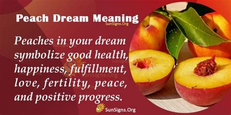 Decoding the Dream: Understanding the Intricate Symbolism of a Peach for Women in Matrimony