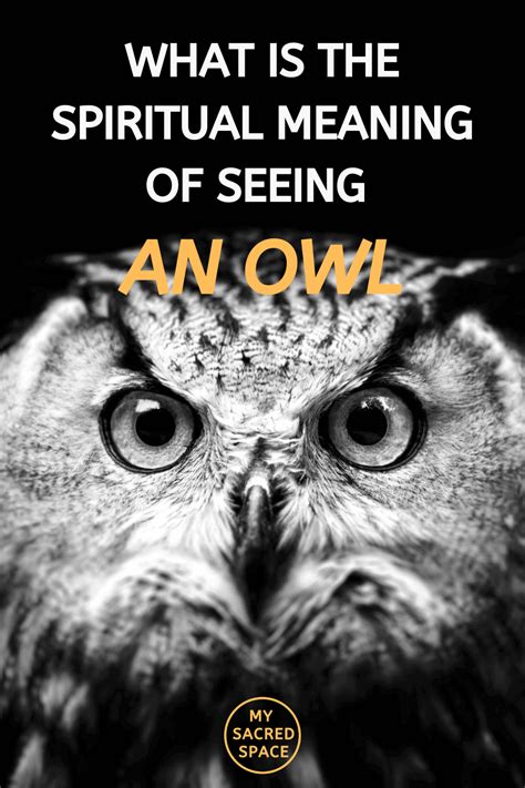 Decoding the Message from the Visionary Owl