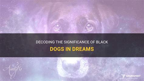 Decoding the Spiritual Significance of a Majestic Ebony Canine in Reveries