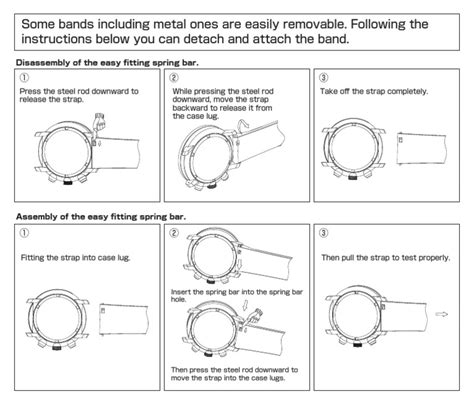 Detach a Leather or Metal Band