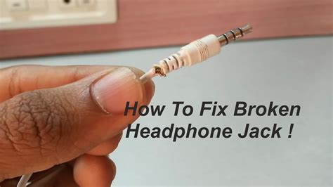 Dirty or Damaged Headphone Jack