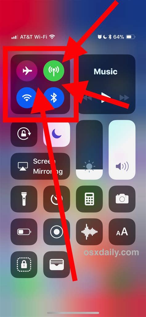 Disabling AirPods via Control Center on iPhone