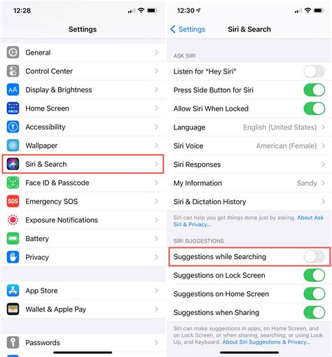 Disabling Siri Suggestions for Search on the Latest iOS 16