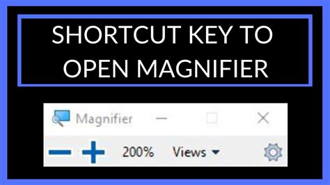 Disabling the Magnifier Shortcut