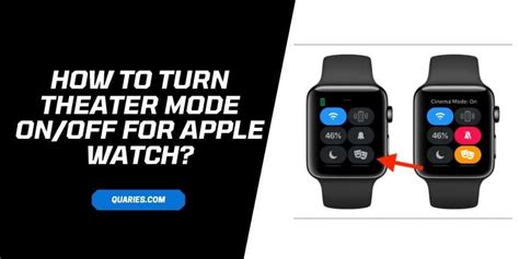 Disabling the Theater Mode feature on your Apple wrist device