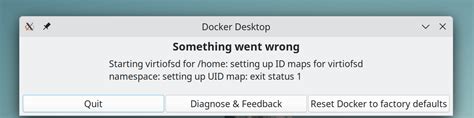 Docker Desktop failing to recognize modified DNS configurations