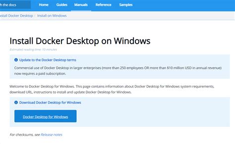 Downloading and installing the Docker Desktop software: a comprehensive guide