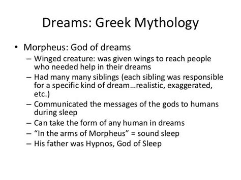 Dream Analysis in Greek Mythology: Unveiling the Messages from the Gods