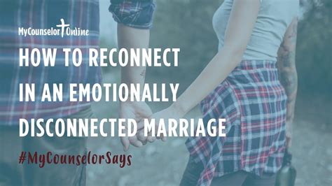 Emotional Disconnection in the Marriage