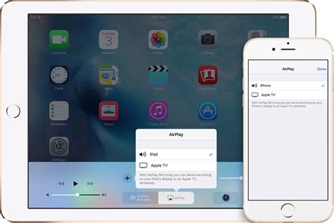 Enable AirPlay on your iOS device