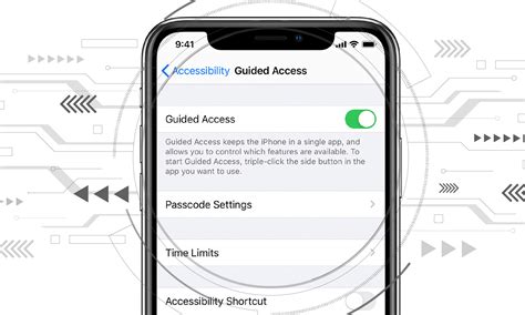 Enable Guided Access to restrict specific app usage