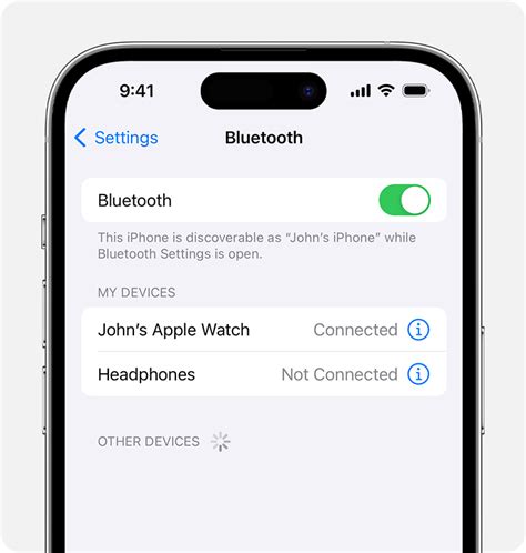 Enabling Bluetooth on iOS