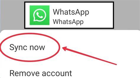 Enabling Contact Syncing in WhatsApp Settings