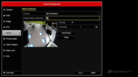 Enabling Motion Sensor Functionality in Device Settings