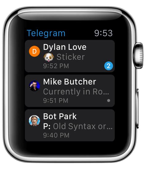 Enabling Telegram notifications on your Apple wristwatch SE