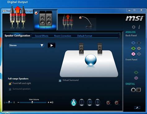 Enabling and Testing Microphone Input in Asus Realtek HD Manager