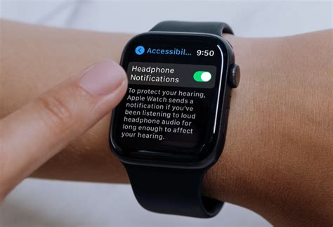 Enabling the Auditory Notifications Feature on Your Watch