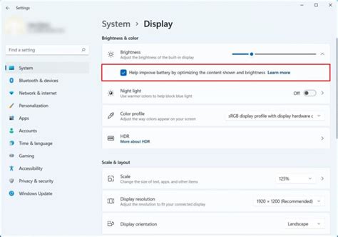 Enabling the Auto-Brightness Feature